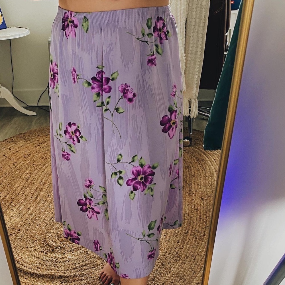 Vintage purple maxi skirt